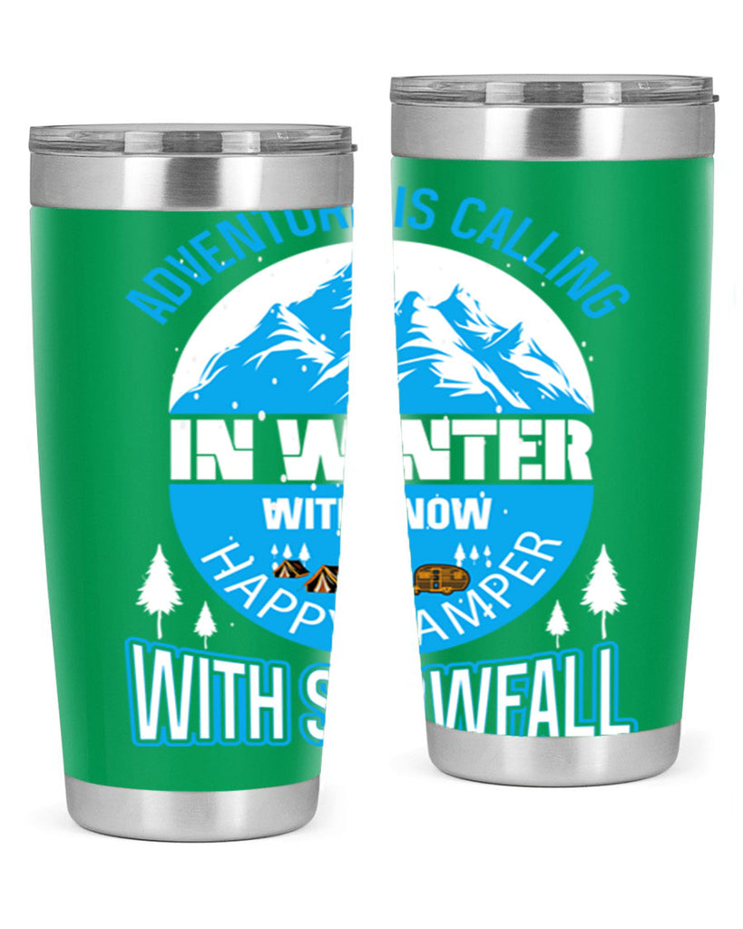 Camping Winter 39#- winter- Tumbler