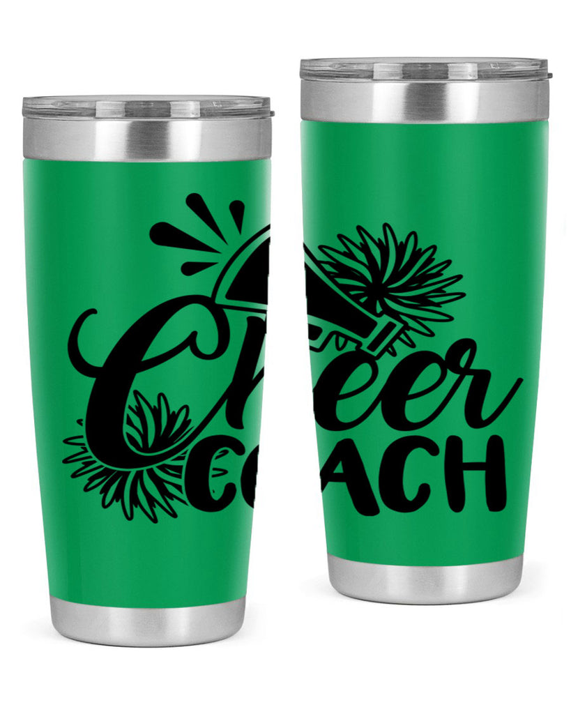 Cheer coach 1392#- cheer- Tumbler