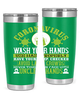 Coronavirus Wash Your Hands Use Style 1#- corona virus- Tumbler
