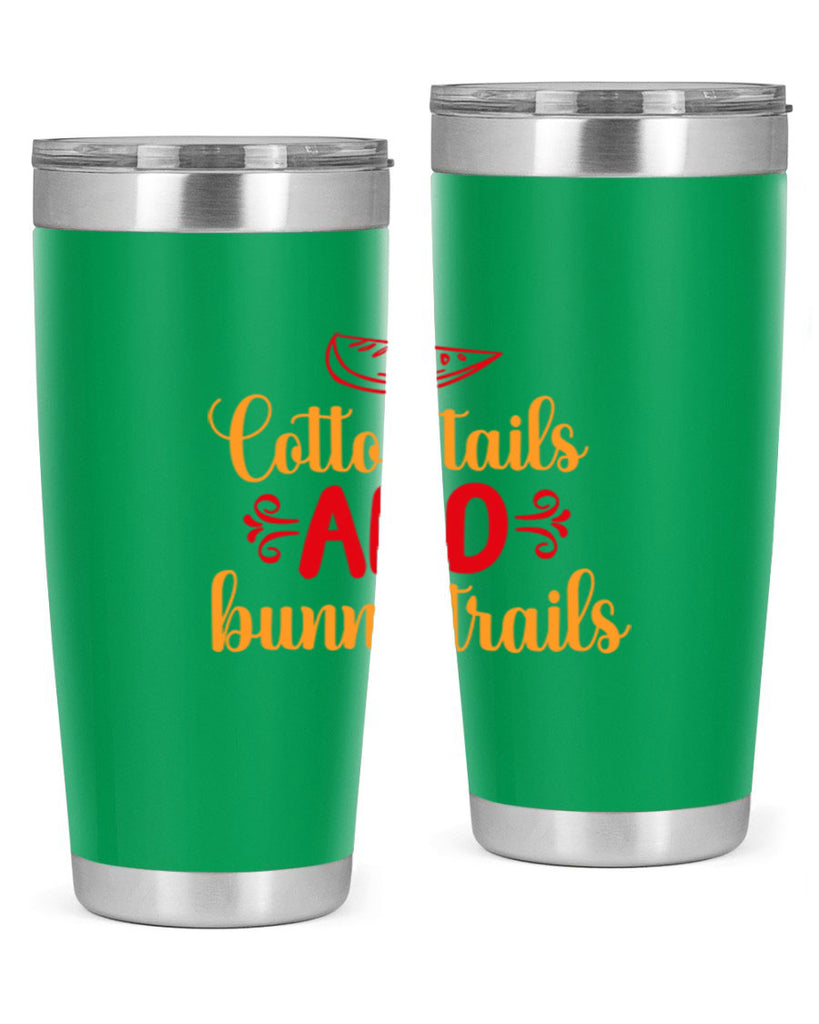 Cotton tails and bunny trails 111#- spring- Tumbler
