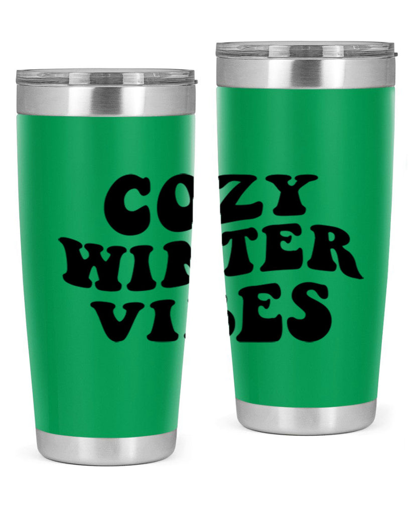 Cozy Winter Vibes 64#- winter- Tumbler