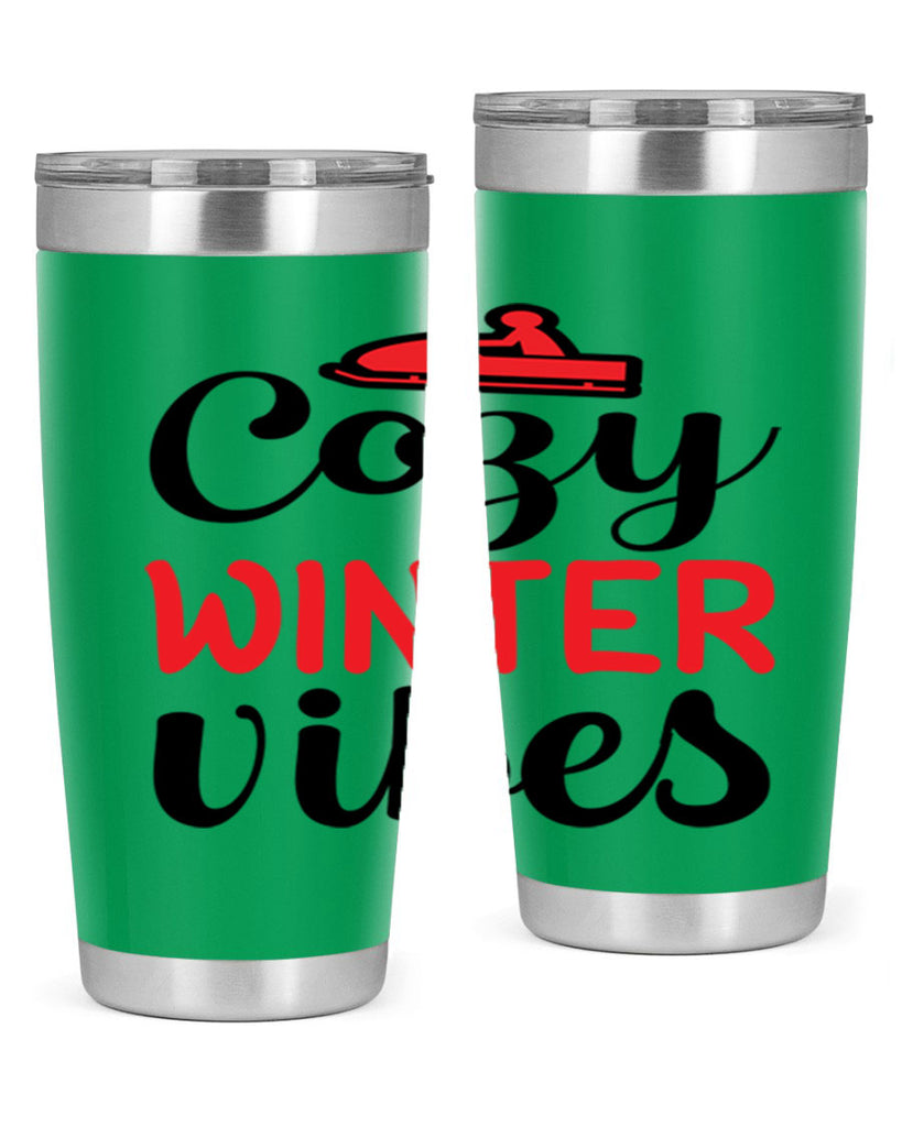 Cozy winter vibes 68#- winter- Tumbler