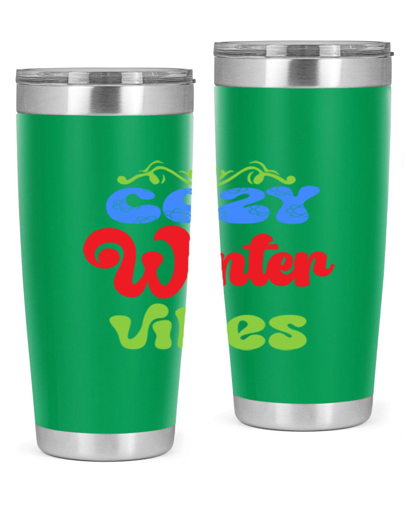 Cozy winter vibes 75#- winter- Tumbler