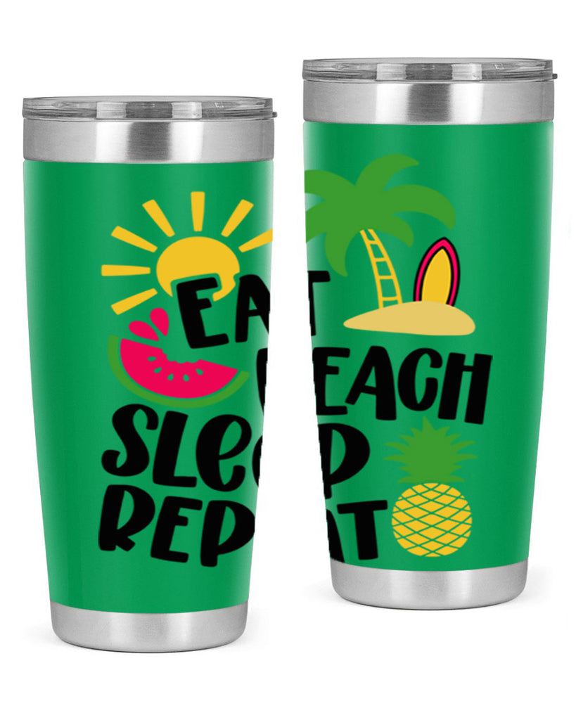 Eat Beach Sleep Repeat Style 47#- summer- Tumbler