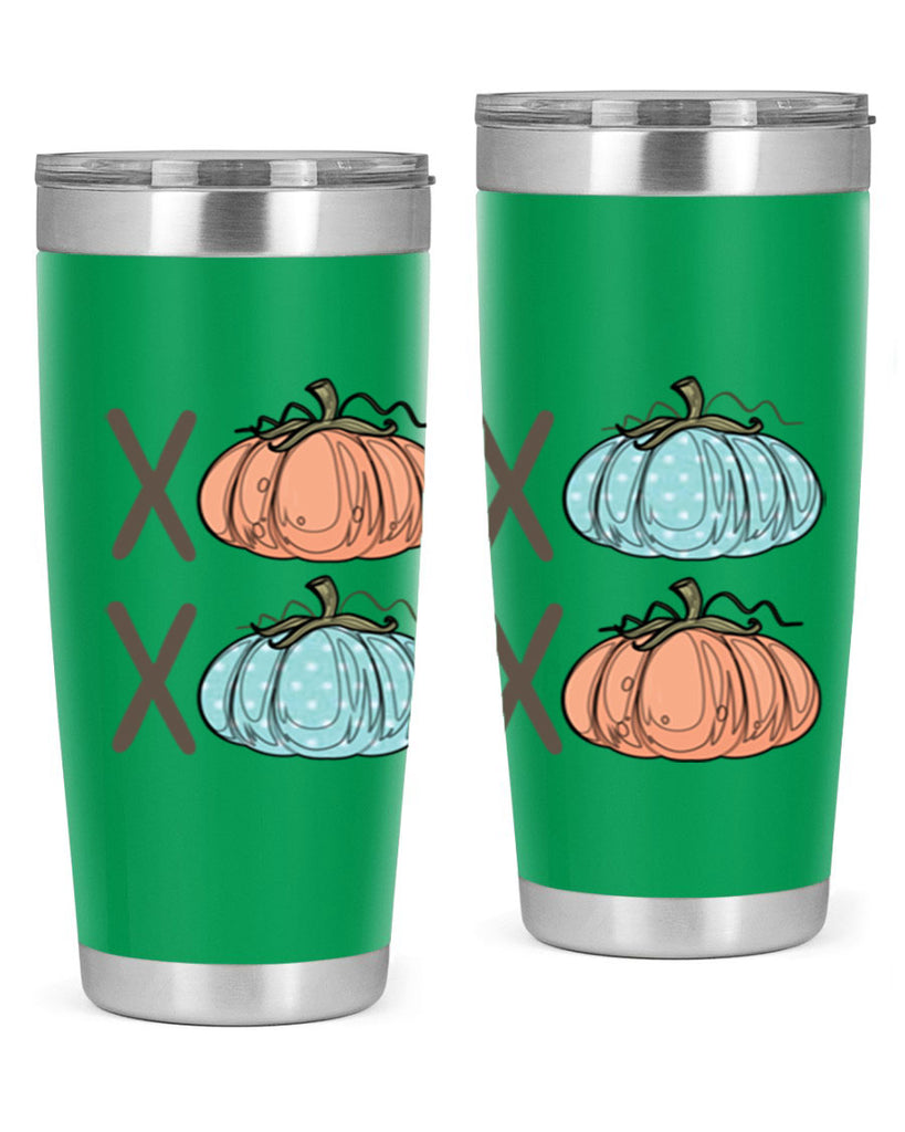 Fall Pumpkin XOXO 129#- fall- Tumbler