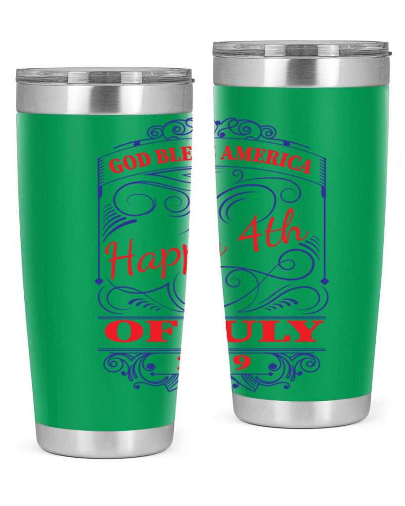 GOD BLESS AMERICA Happy thOF JULY Style 94#- Fourt Of July- Tumbler
