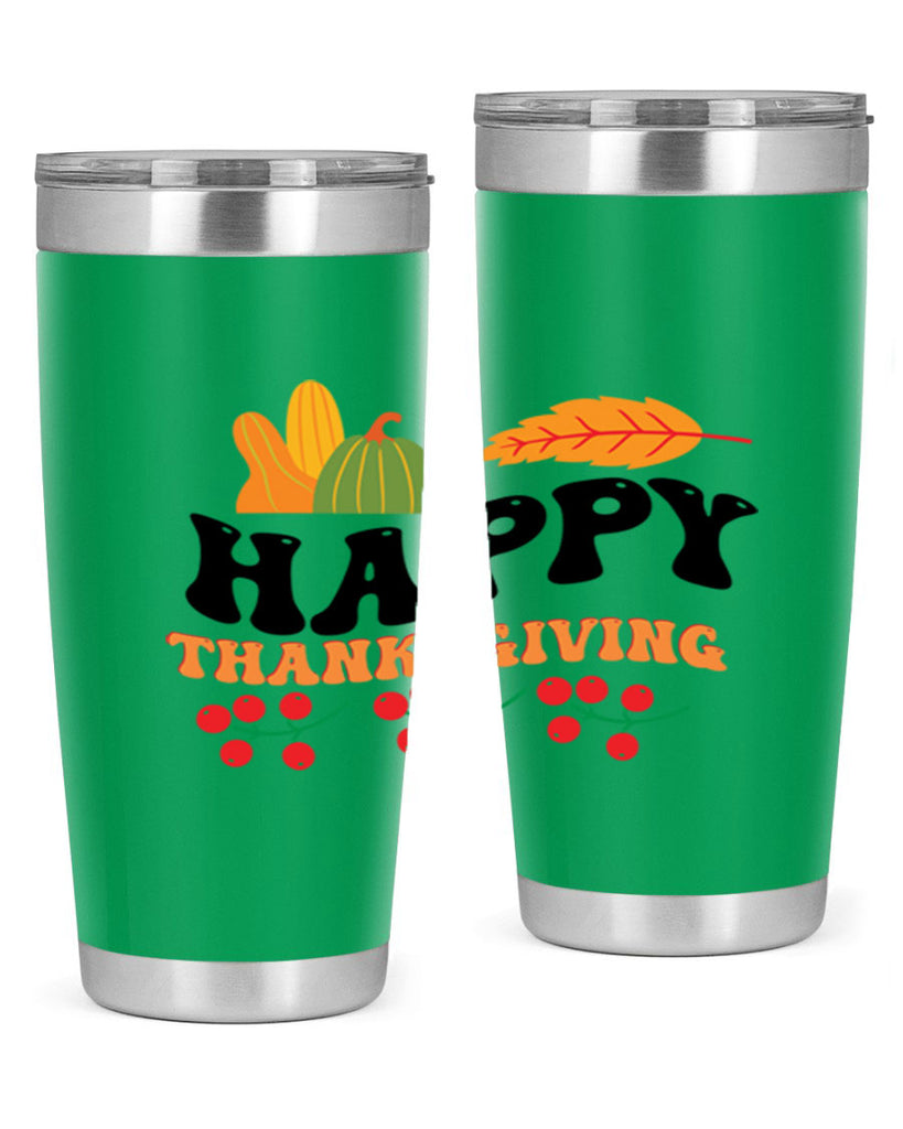 Happy Thanksgiving 251#- fall- Tumbler