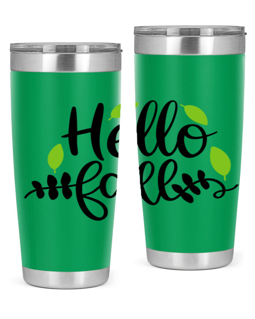 Hello Fall 283#- fall- Tumbler