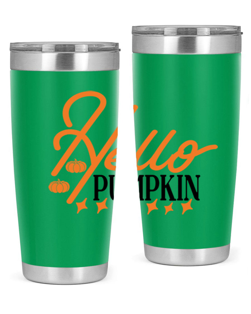 Hello Pumpkin 293#- fall- Tumbler