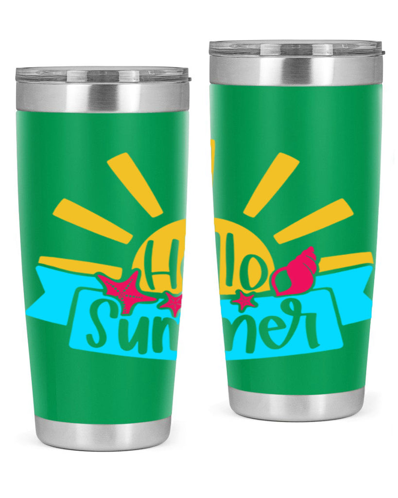 Hello Summer Style 38#- summer- Tumbler