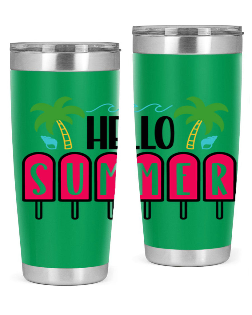 Hello Summer Style 39#- summer- Tumbler