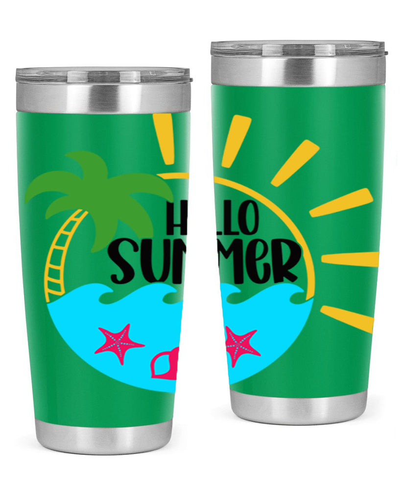 Hello Summer Style 40#- summer- Tumbler