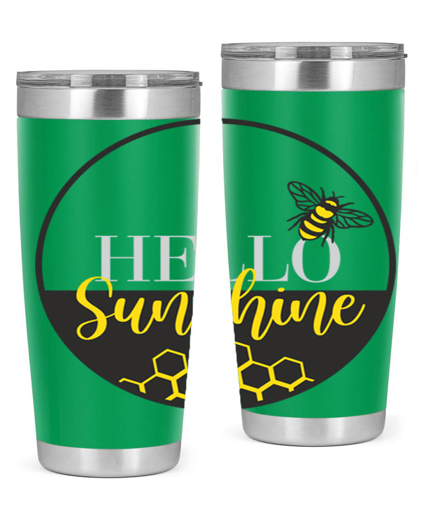 Hello Sunshine and bee216#- spring- Tumbler