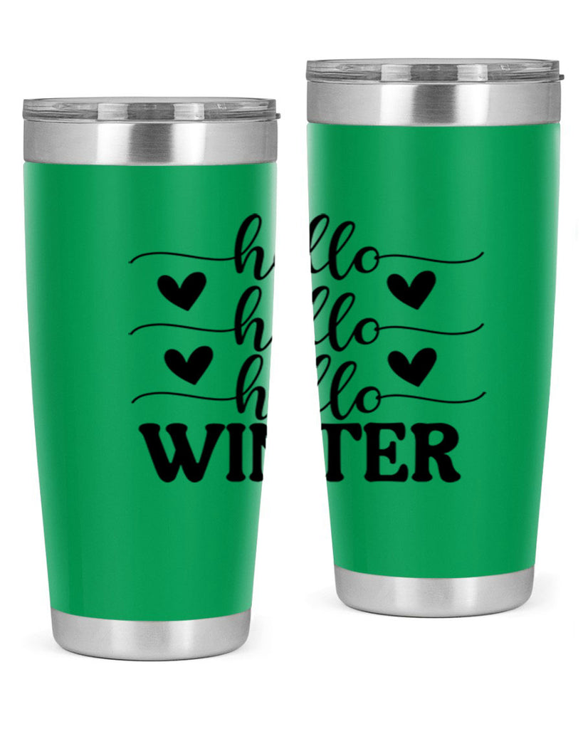 Hello Winter 167#- winter- Tumbler