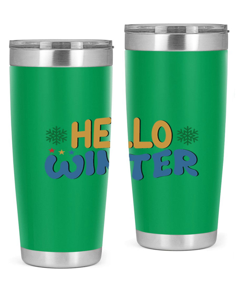 Hello Winter 181#- winter- Tumbler