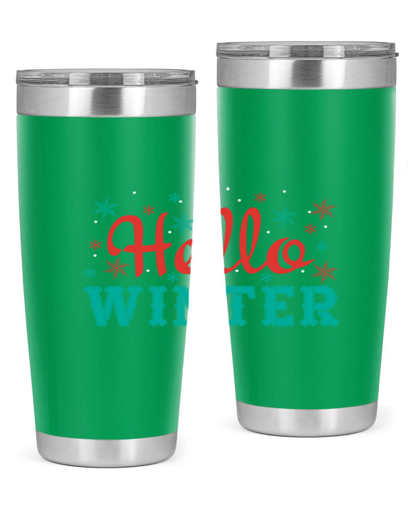 Hello Winter 182#- winter- Tumbler