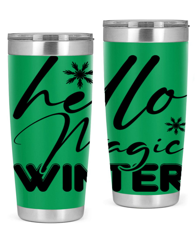 Hello magic winter 178#- winter- Tumbler
