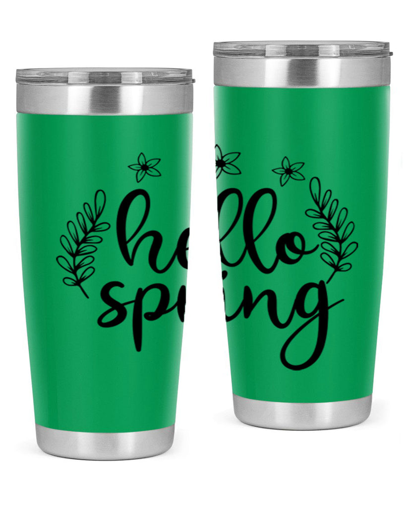 Hello spring design  221#- spring- Tumbler
