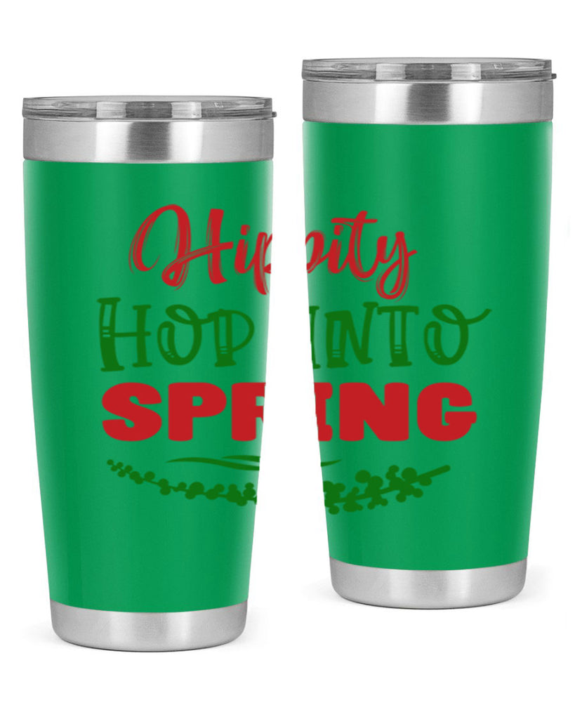 Hippity Hop into Spring 239#- spring- Tumbler