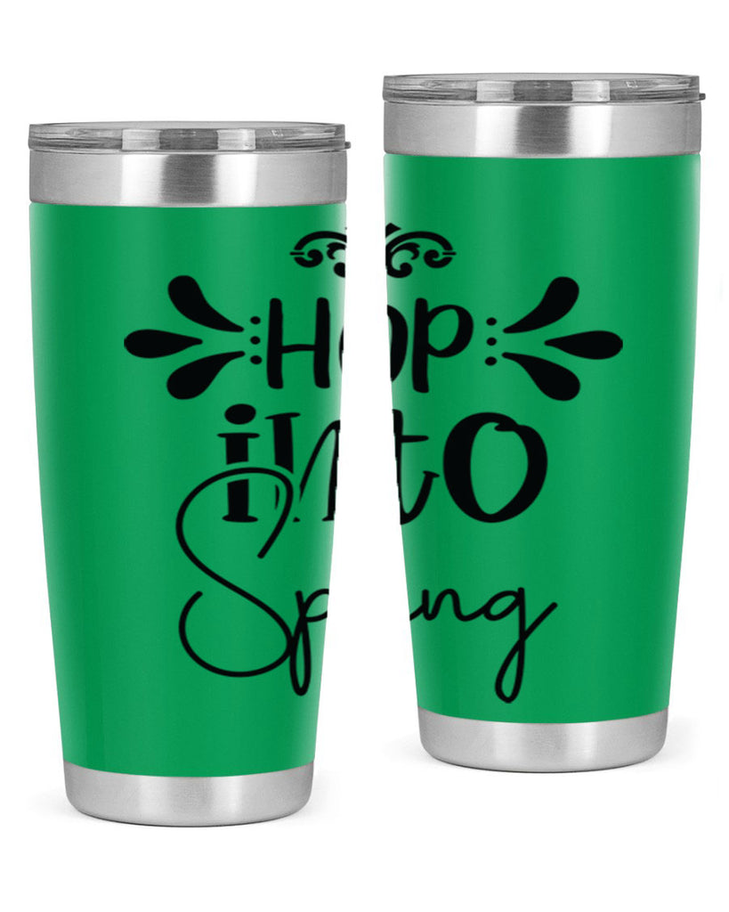 Hop into Spring 247#- spring- Tumbler