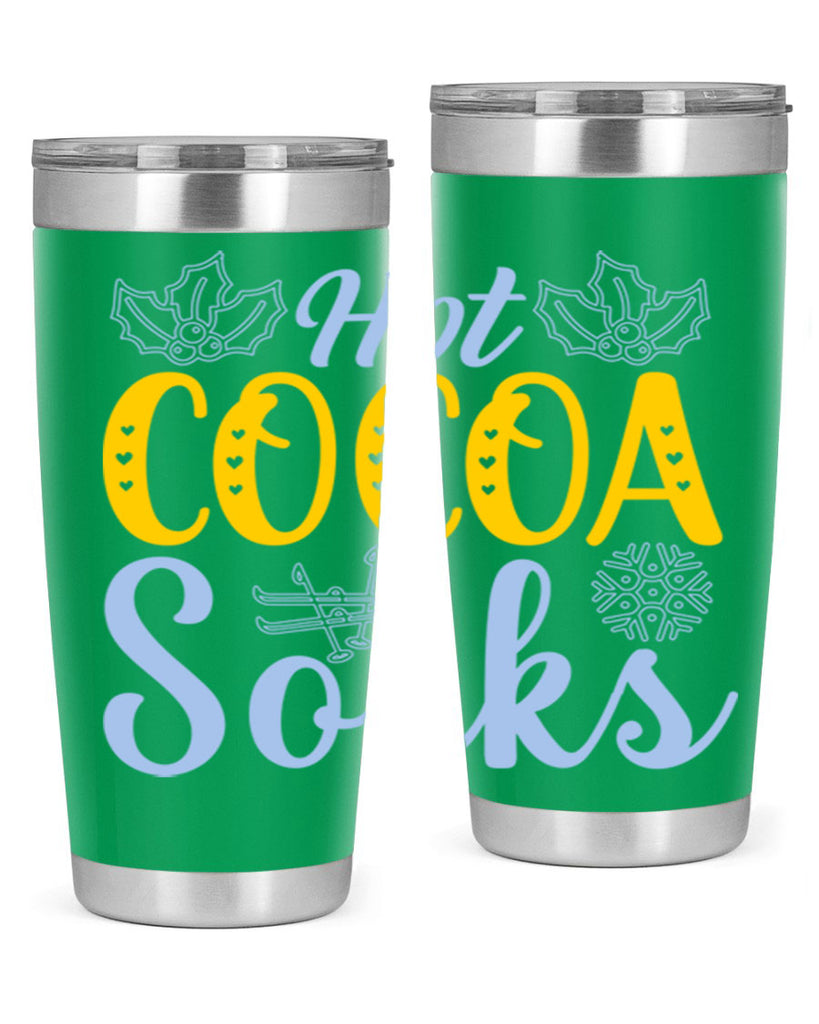Hot cocoa socks211#- winter- Tumbler