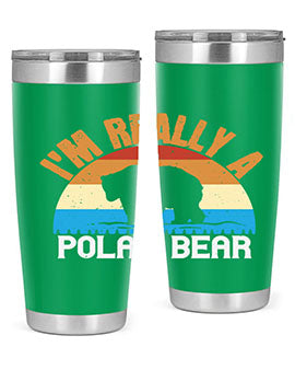 I'm Really A Polar Bear 38#- Bears- Tumbler
