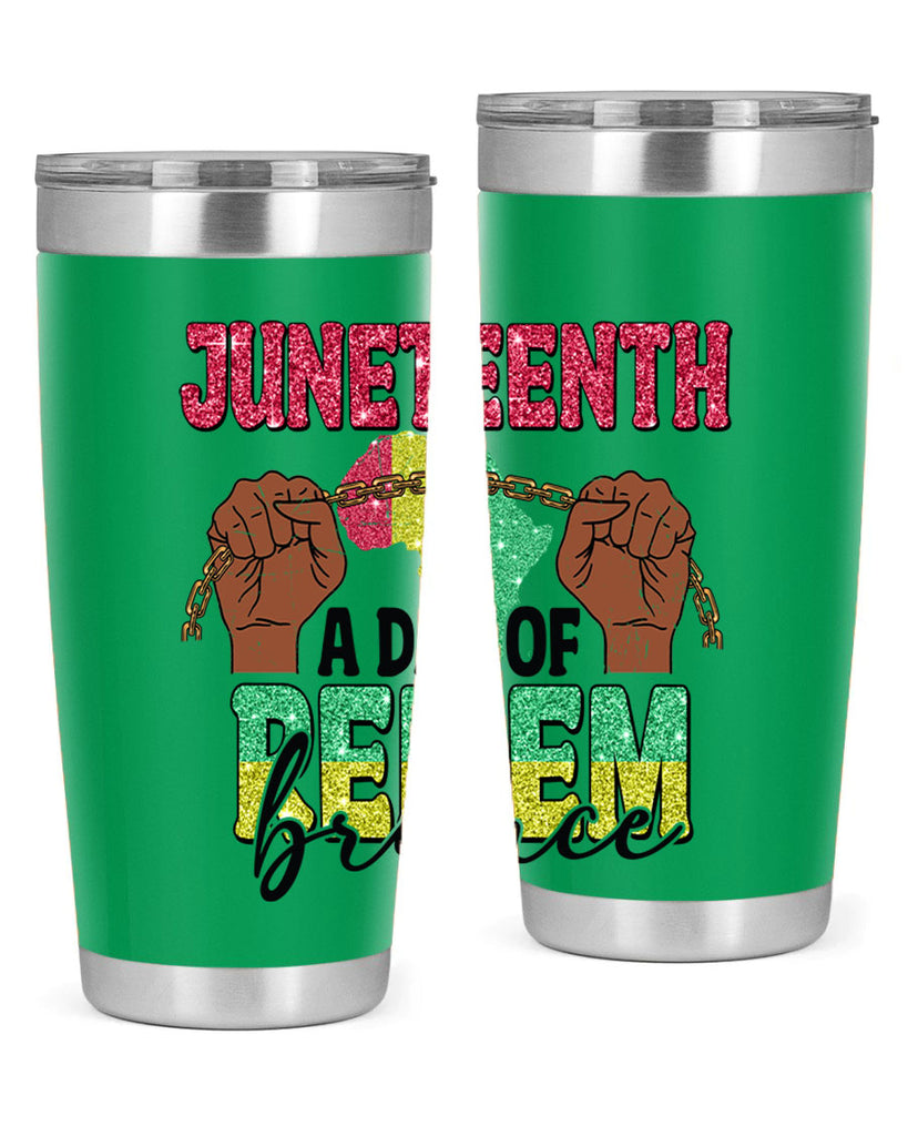 Juneteenth A Day Of Remembrance Png 9#- Juneteenth- tumbler