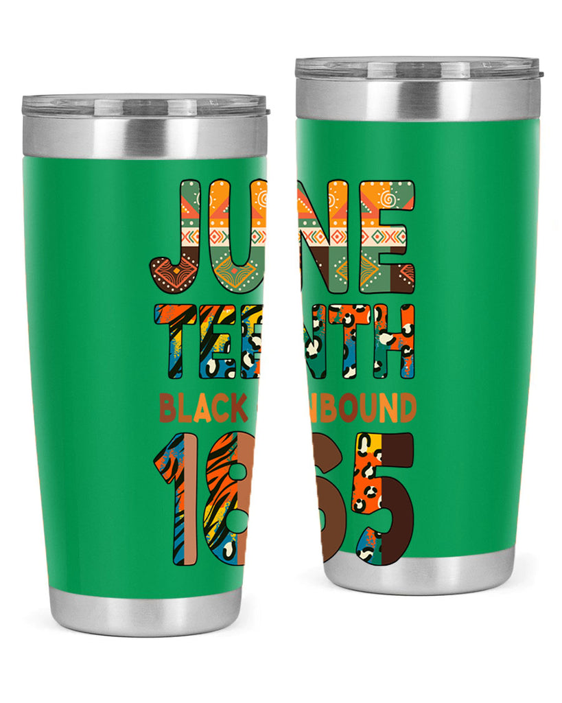Juneteenth Black Unbound 1865 Png 33#- Juneteenth- tumbler