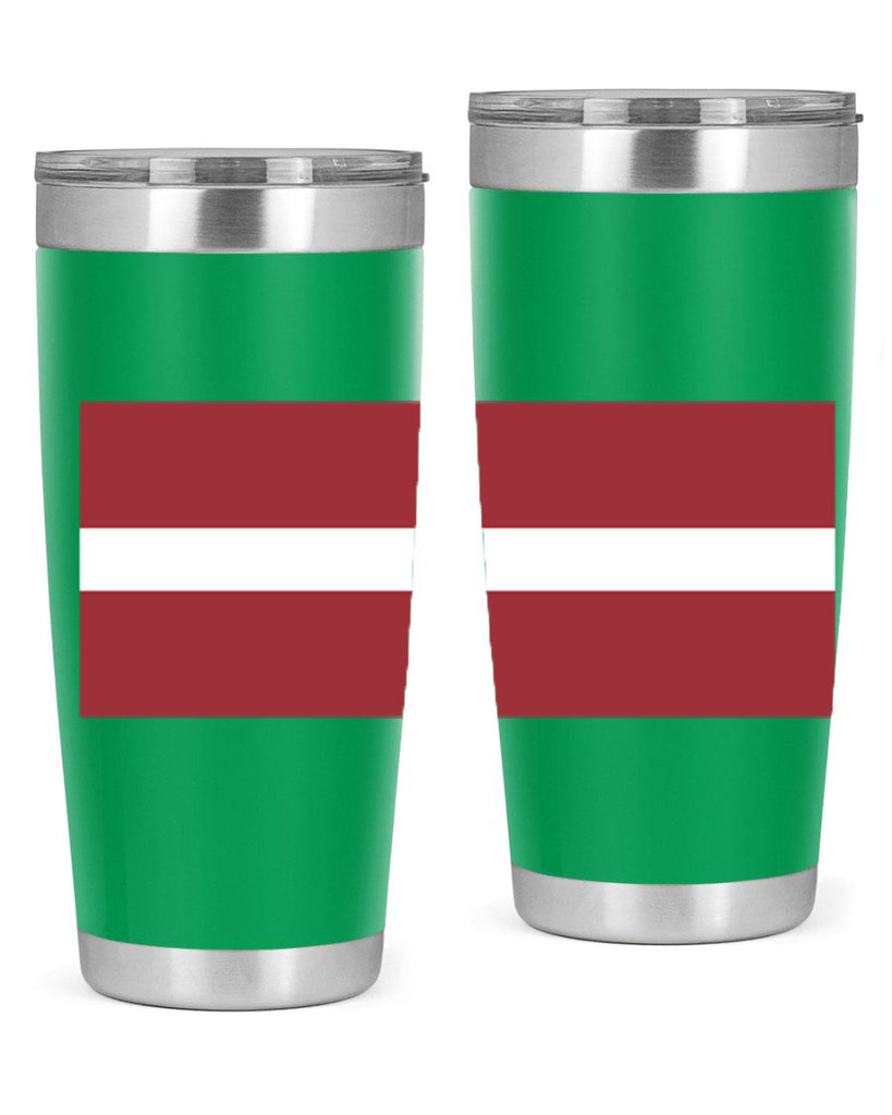 Latvia 104#- world flags- Tumbler