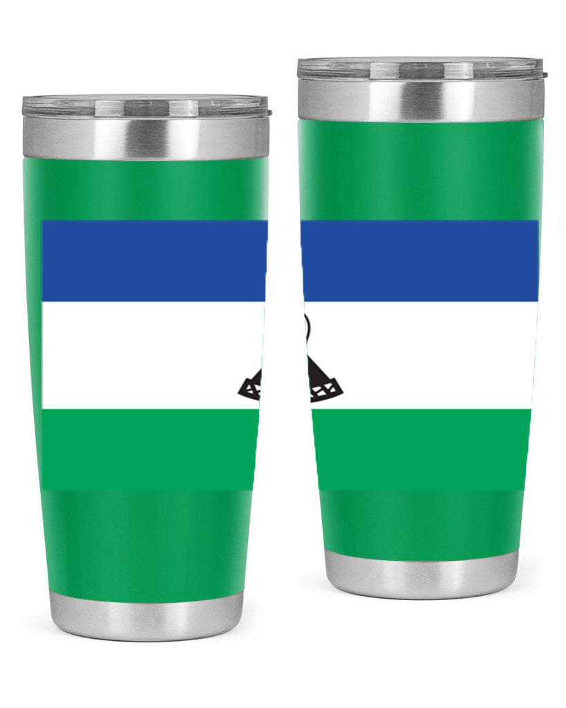 Lesotho 102#- world flags- Tumbler