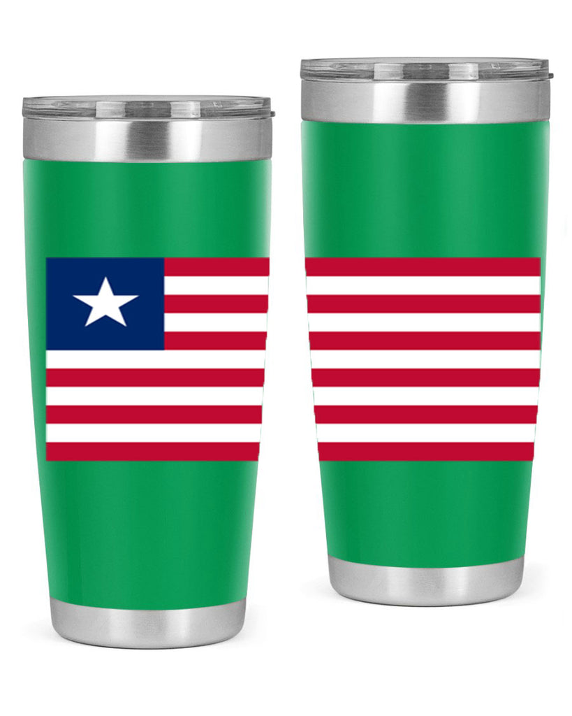 Liberia 101#- world flags- Tumbler