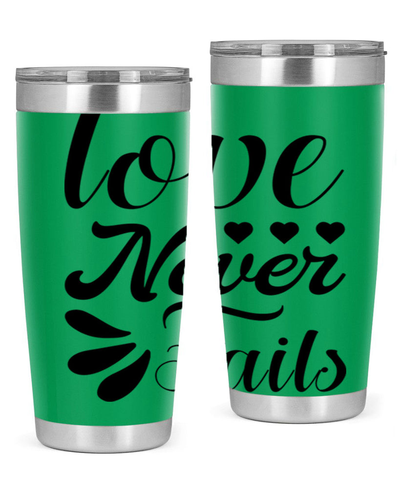 Love Never Fails 316#- winter- Tumbler