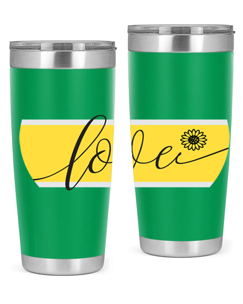 Love and daisy327#- spring- Tumbler