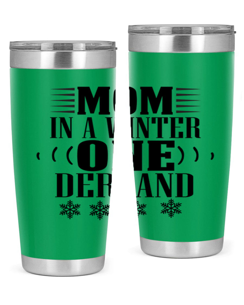MOM IN A WINTER ONE DERLAND 322#- winter- Tumbler