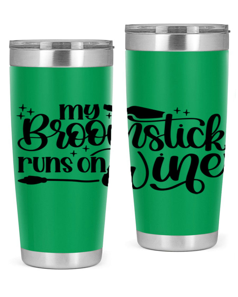 My Broomstick Runs On Wine Style 34#- make up- Tumbler