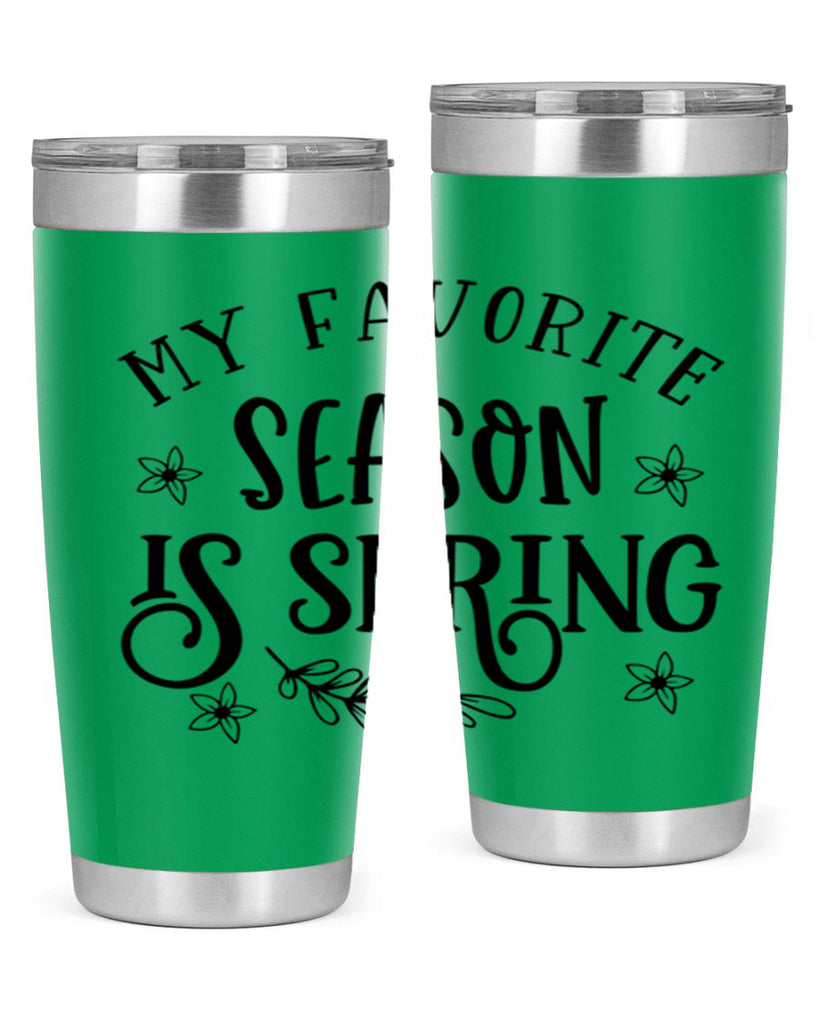 My favorite season is spring 350#- spring- Tumbler