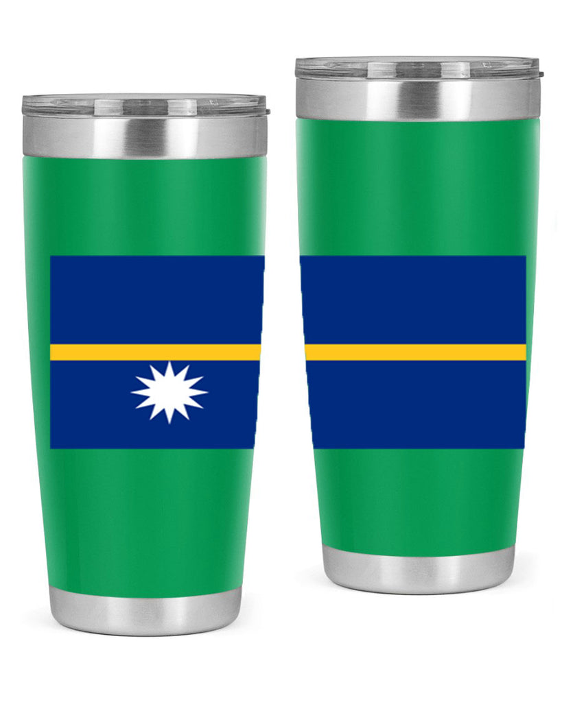 Nauru 77#- world flags- Tumbler