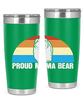 Proud mama bear 26#- Bears- Tumbler