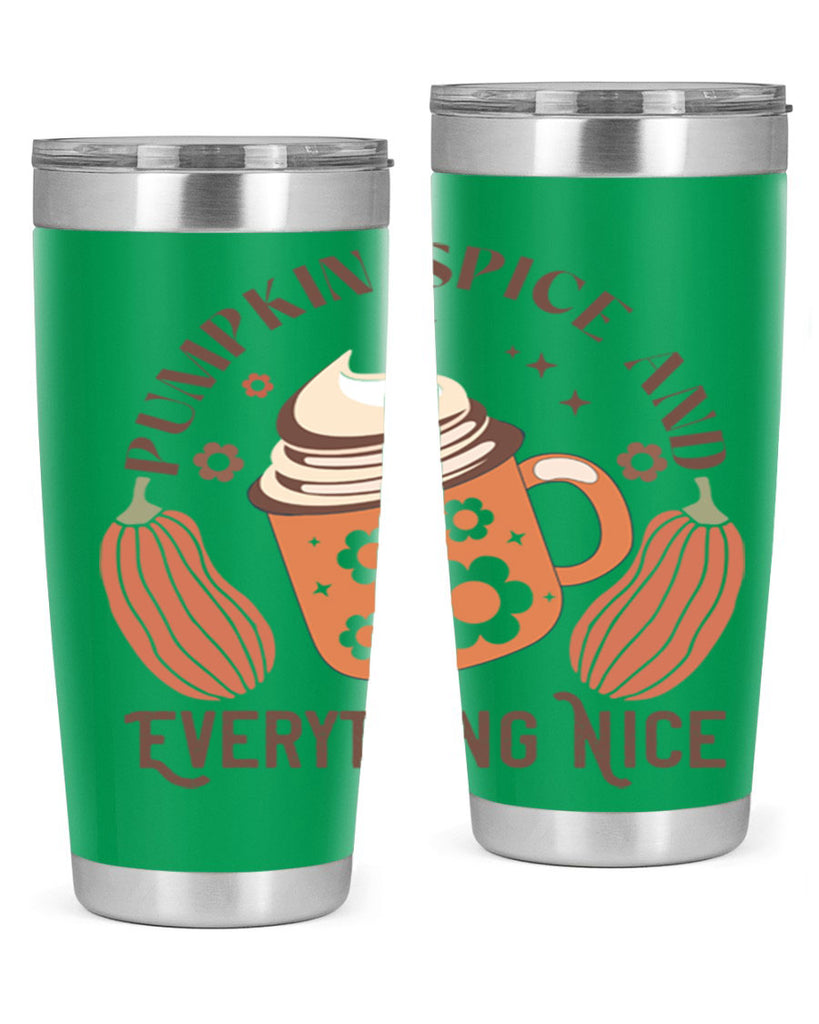 Pumpkin Spice And Everything Nice 539#- fall- Tumbler