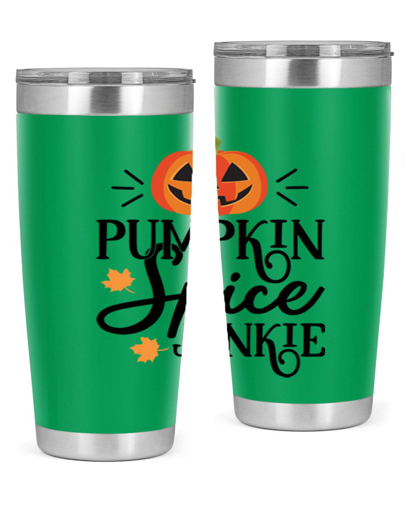 Pumpkinspicejunkie 568#- fall- Tumbler