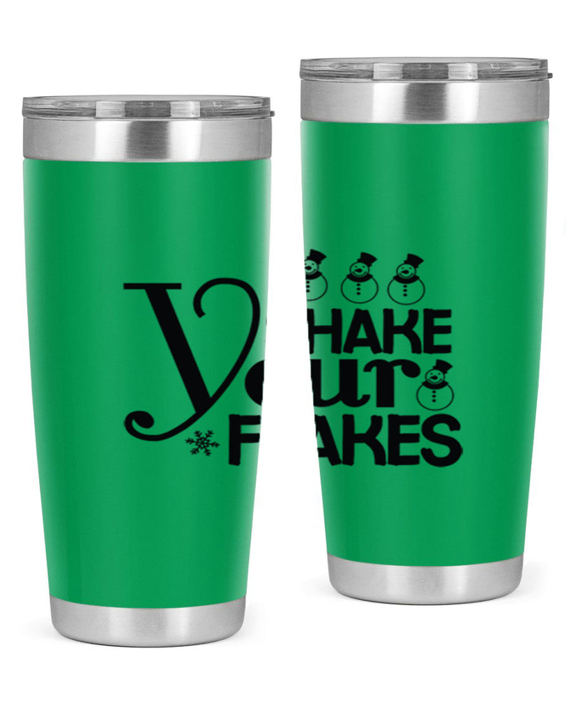 Shake Your Flakes 357#- winter- Tumbler