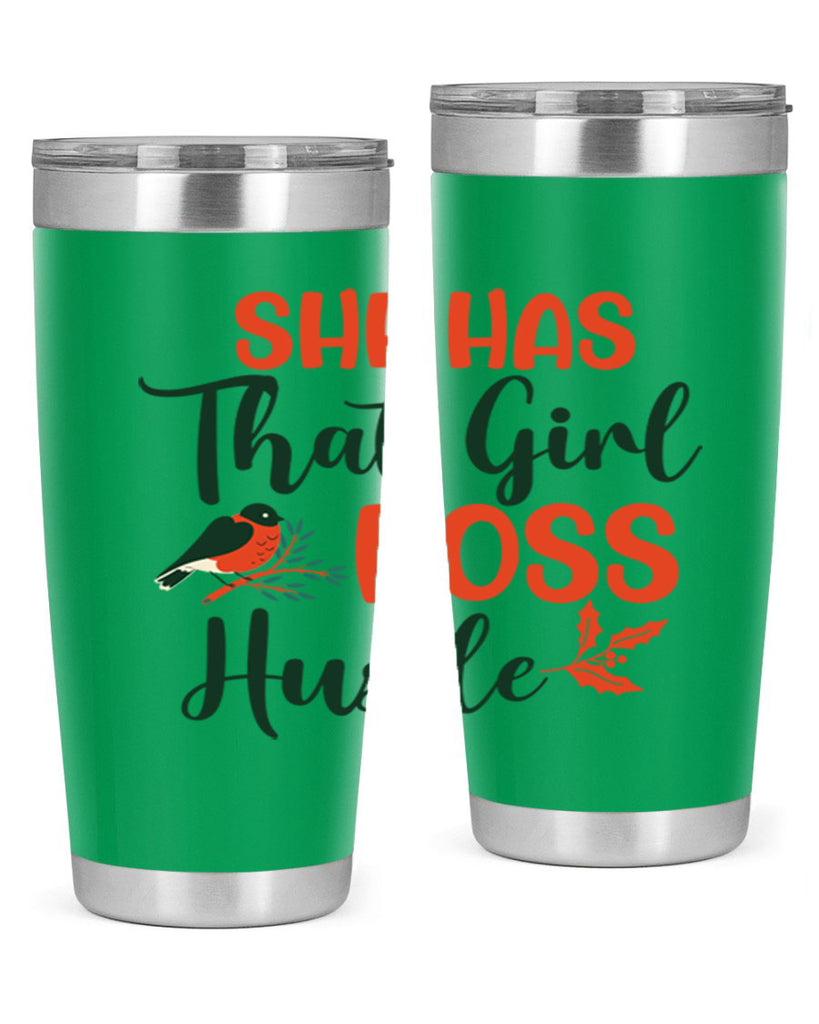She Has That Girl Boss Hustle 363#- winter- Tumbler