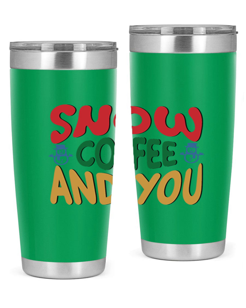 Snow Coffee and You 368#- winter- Tumbler