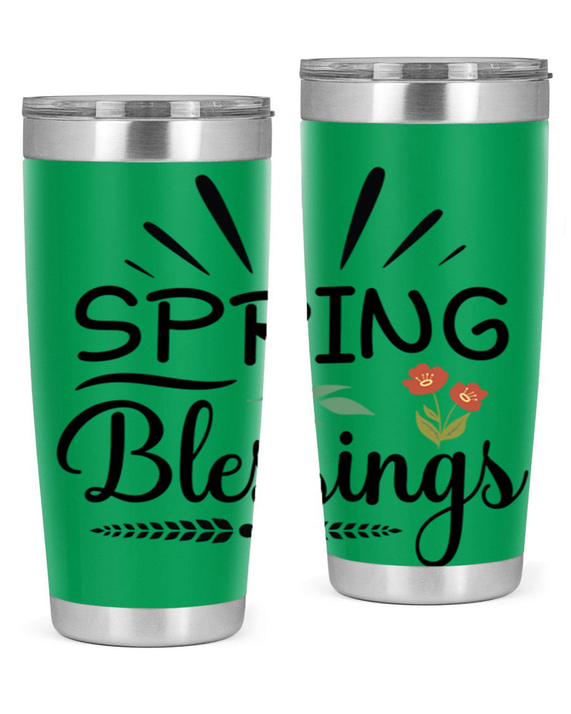 Spring Blessings  482#- spring- Tumbler