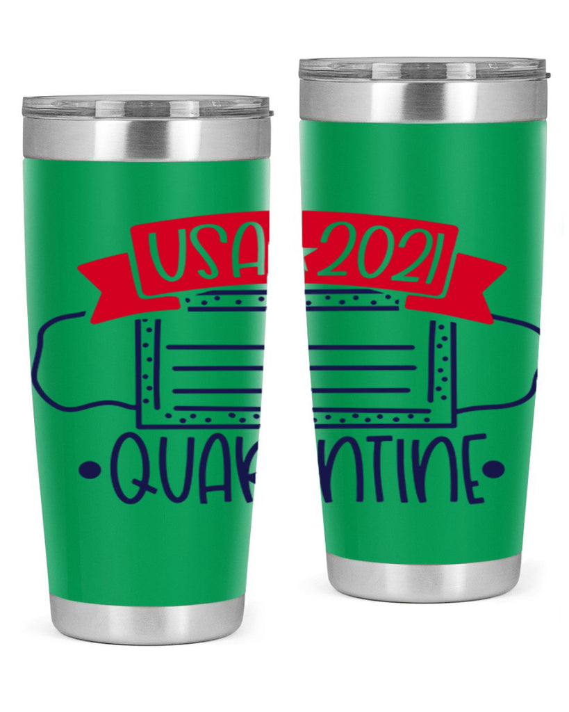 USA Quarentine Style 183#- Fourt Of July- Tumbler