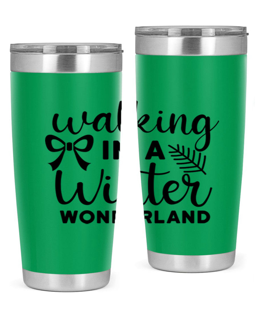 Walking In A Winter Wonderland 441#- winter- Tumbler