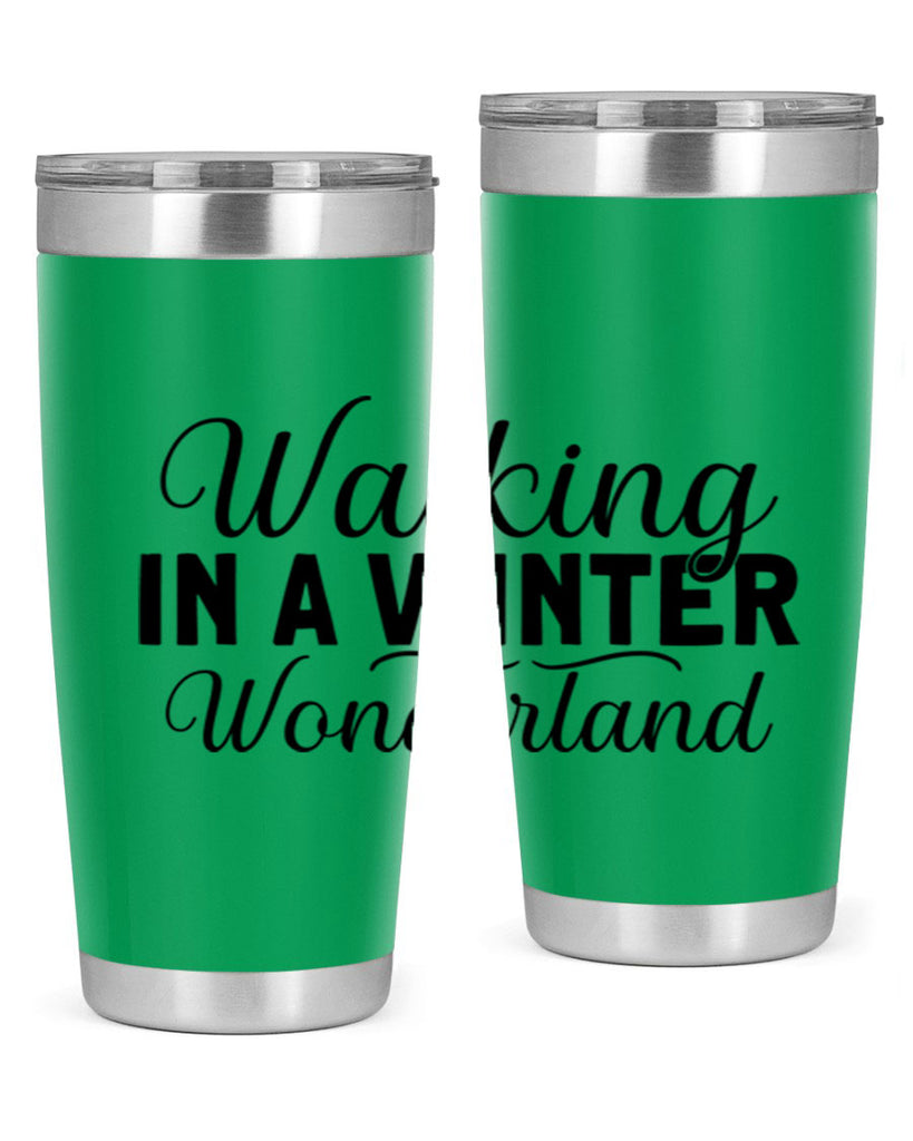 Walking in a Winter Wonderland 434#- winter- Tumbler