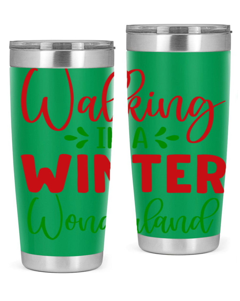 Walking in a Winter Wonderland 436#- winter- Tumbler