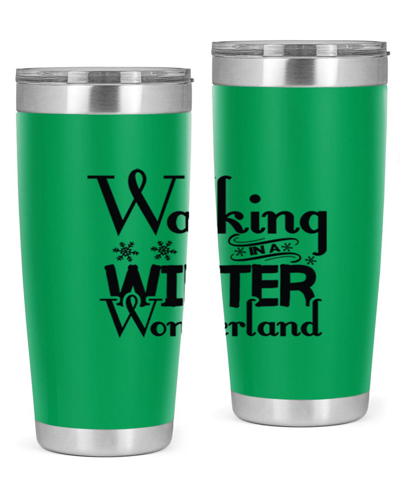 Walking in a Winter Wonderland 437#- winter- Tumbler