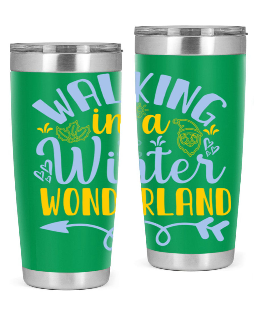 Walking in a winter wonderland440#- winter- Tumbler